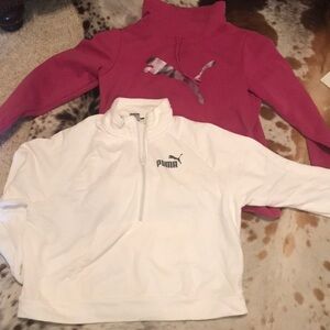 Puma sweatshirts 💓🤍💓listing is for both sweatshirts